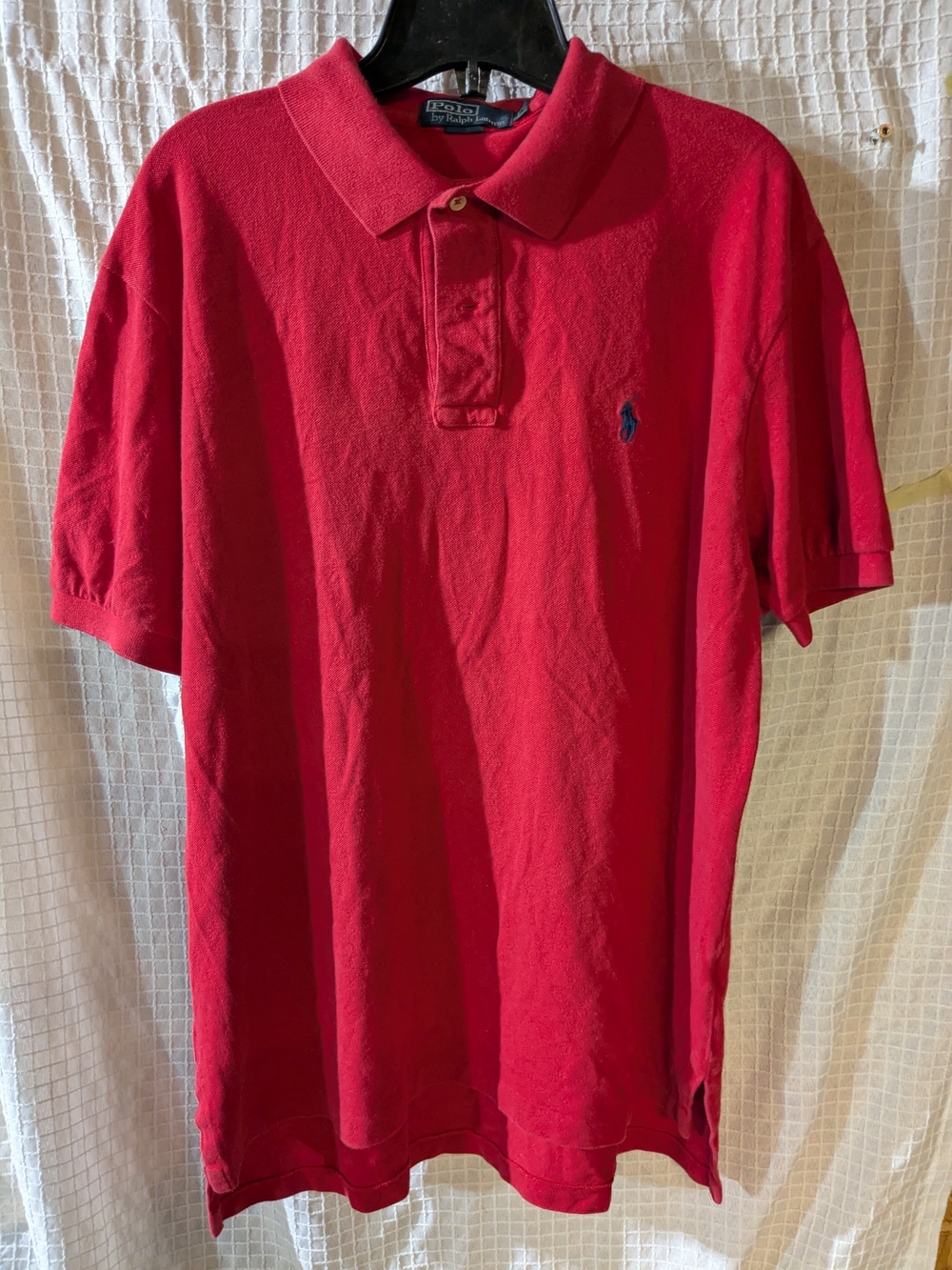 Polo by Ralph Lauren Red Short-Sleeve Polo with Navy Pony